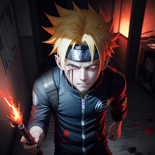 Naruto, epic, pic, with, evil, smile, a, HD wallpaper