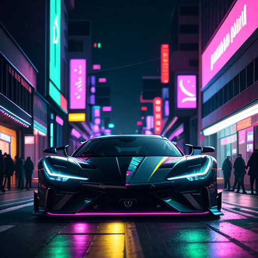 McLaren Raining Night 4K Car Live Wallpaper