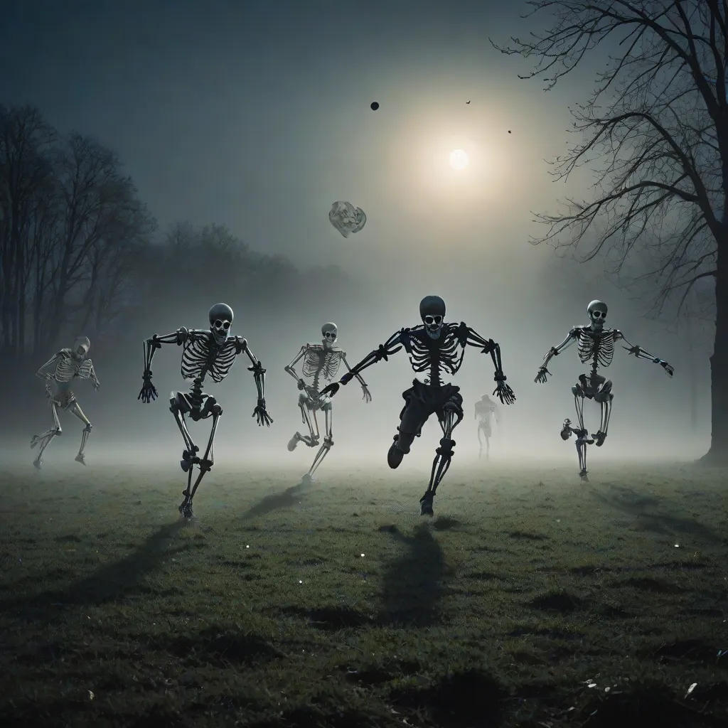 Ghostly Showdown on the Pitch
