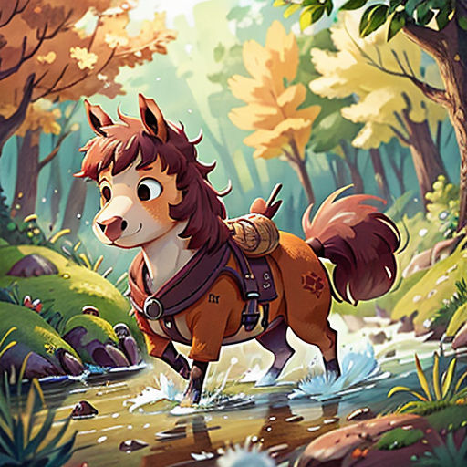 The Little Horse's River Crossing