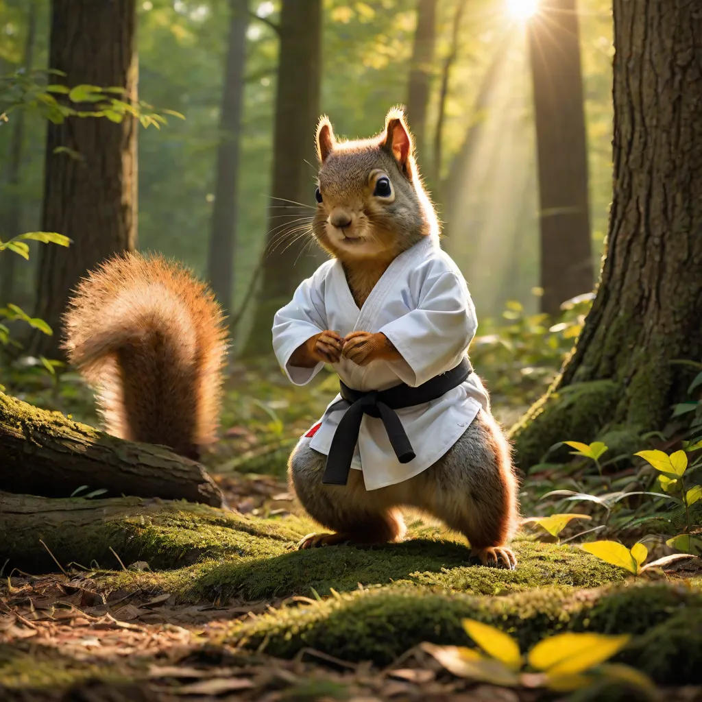 The Karate Boy and the Magic Squirrel