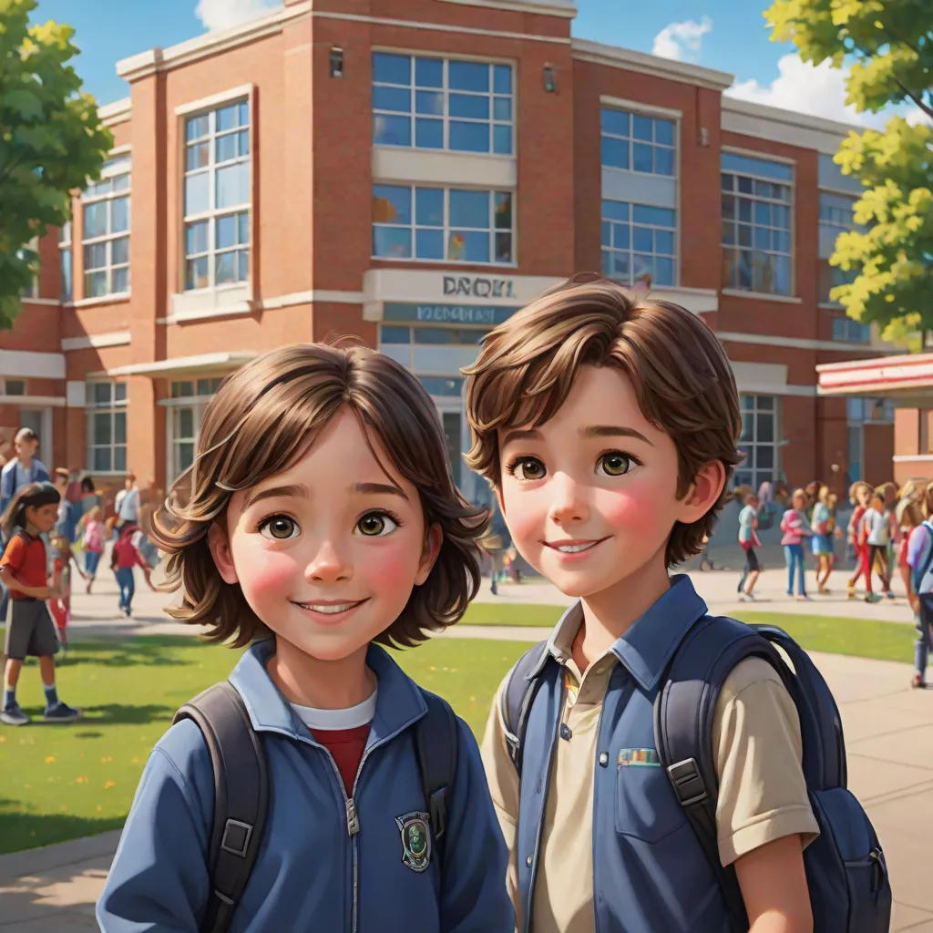 Toby and Darcy's School Adventure