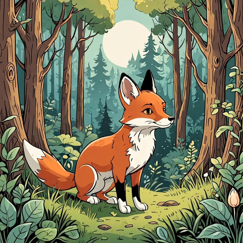 The Fox And His Friend