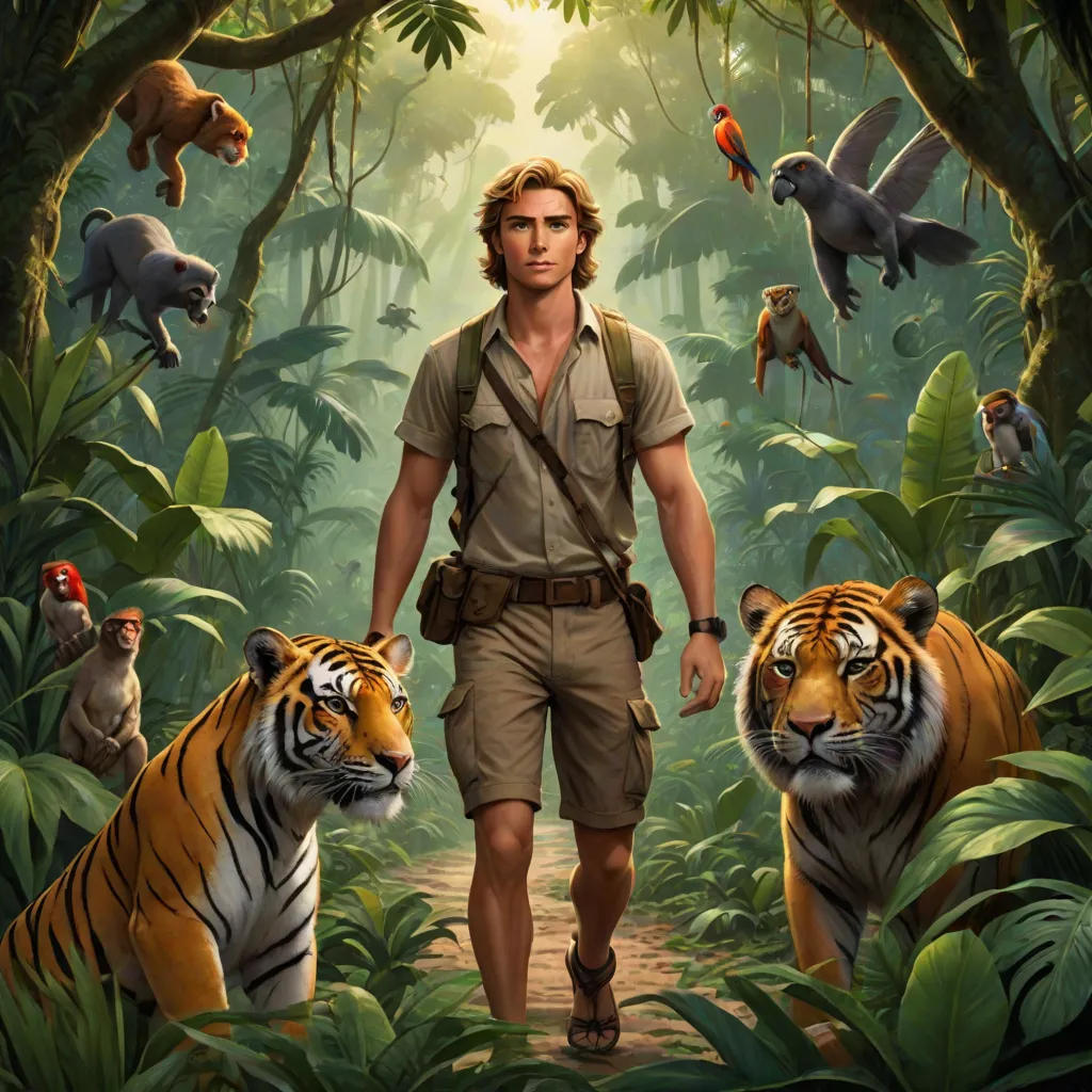 The Brave Boy and the Jungle Rescue