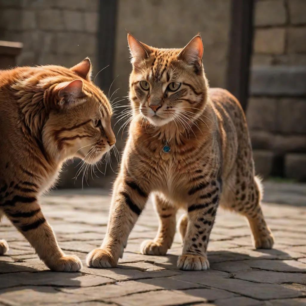 The Great Showdown: Dog, Mouse, and Cat