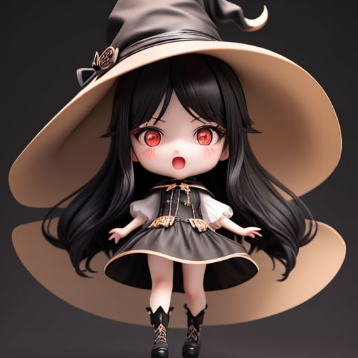 Chibi Witch Anime Portrait Pack by Straw Lion