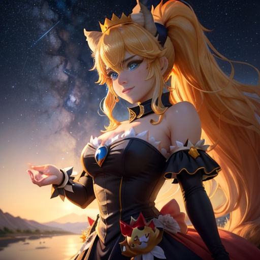 Meet Bowsette : r/dalle2