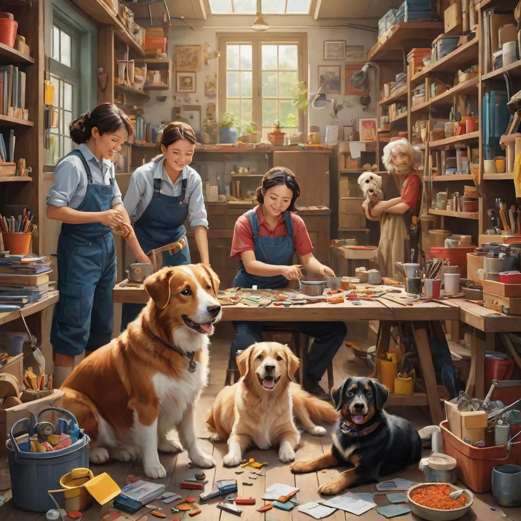 Daisy the Dog's Diligent Adventure