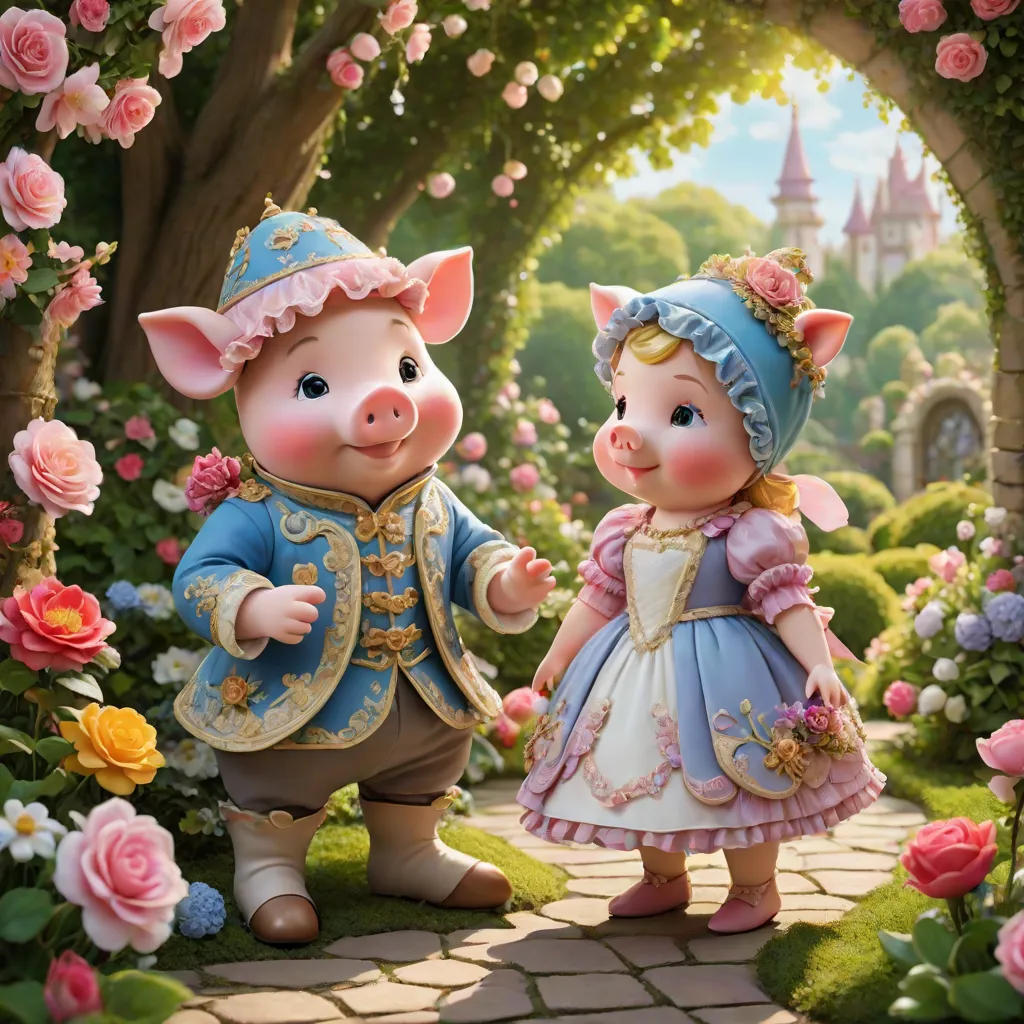 The Princess with Piggy Feet