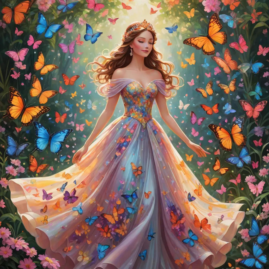The Princess and the Beautiful Butterflies