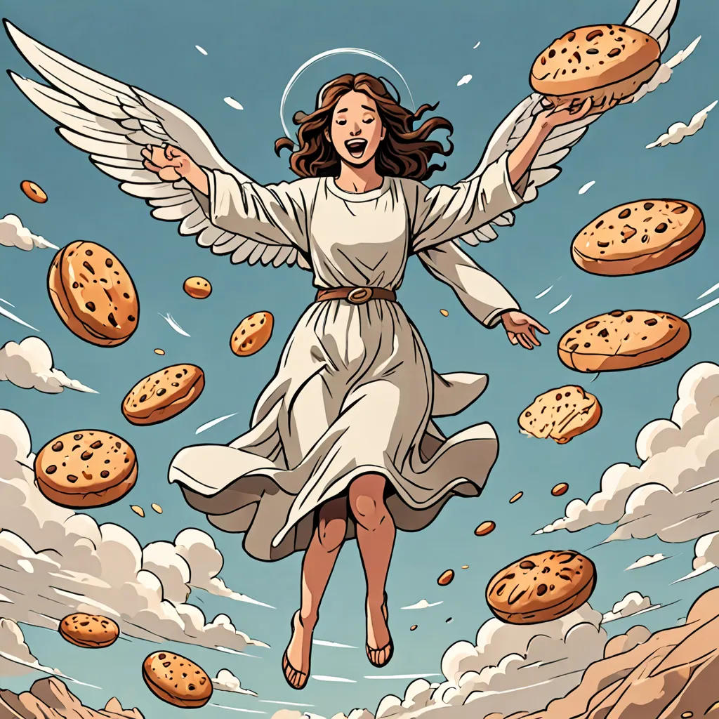 O Mistério dos Pães Voadores Uma História infantil Mágica com Jesus