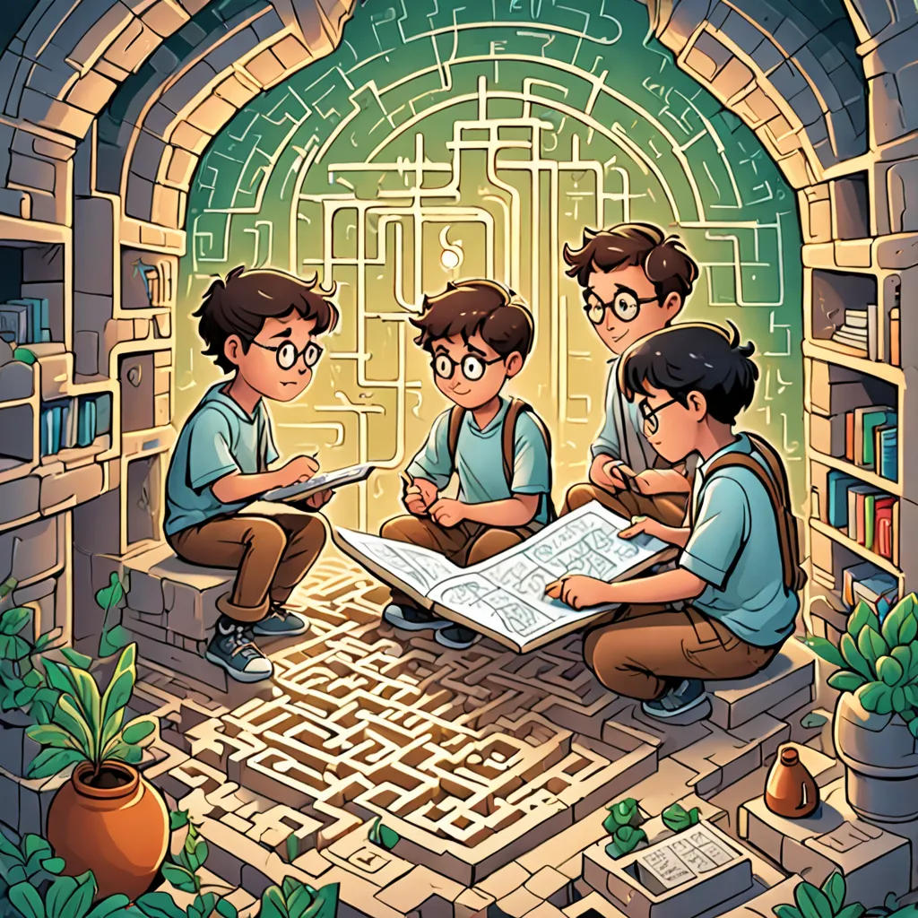 Algebra Adventures: The Mysterious Math Maze