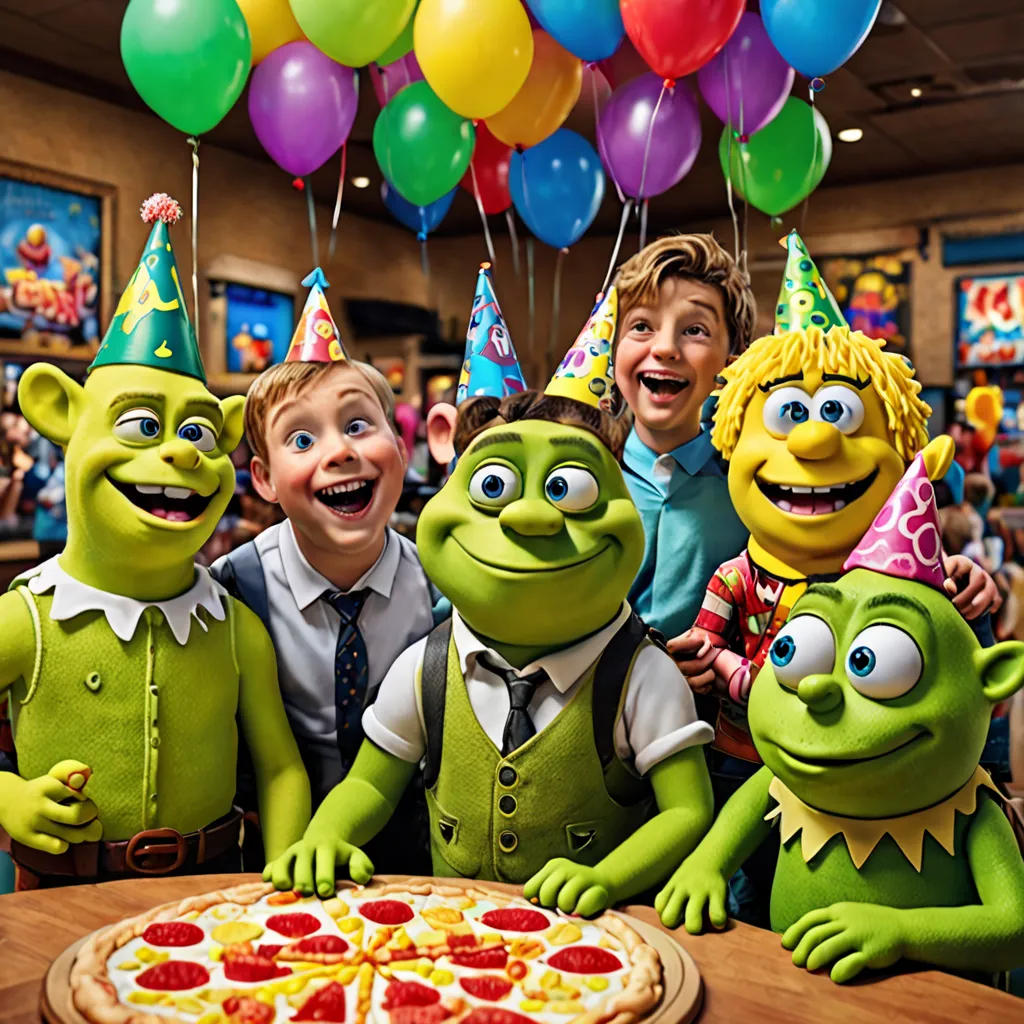 A Birthday at Chuck E. Cheese's
