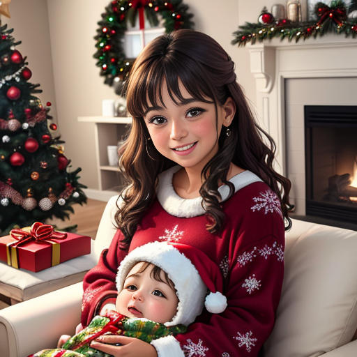 A Christmas Day with Papa Noel and Raquel