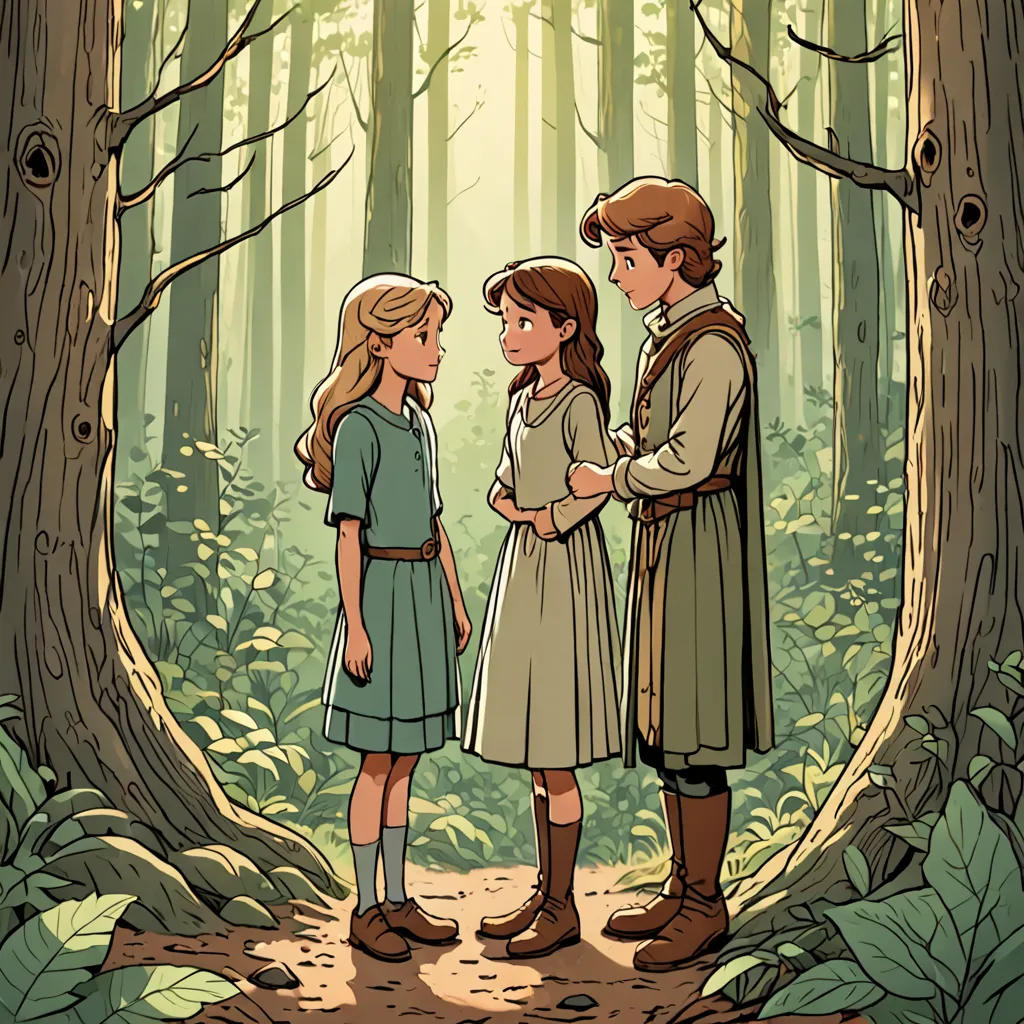 The Prince and the Forest Girl