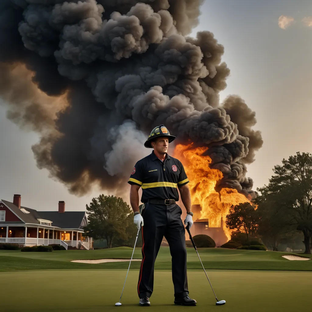 The Fire-Fighting Golfer