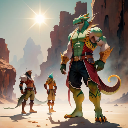 The Lizardman's Transformation