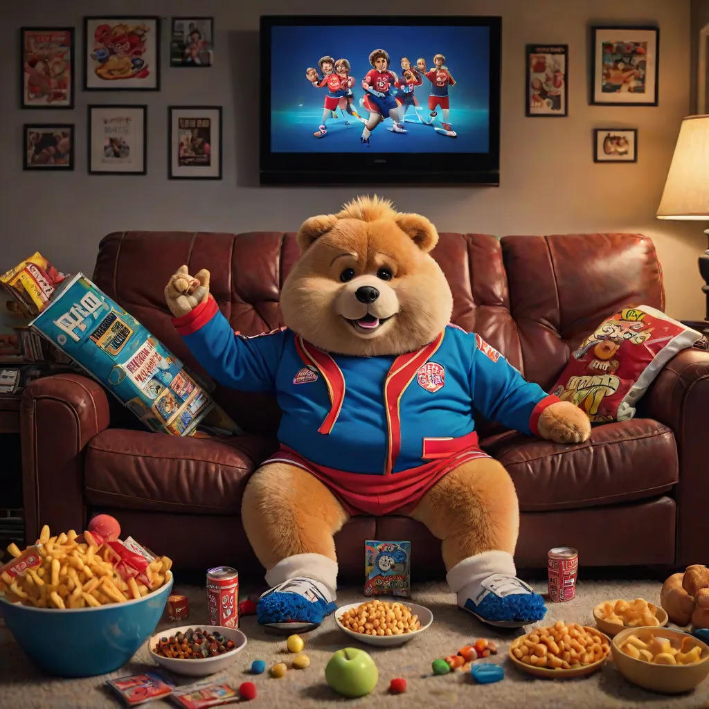 Couch Potato Becomes Cheerleader