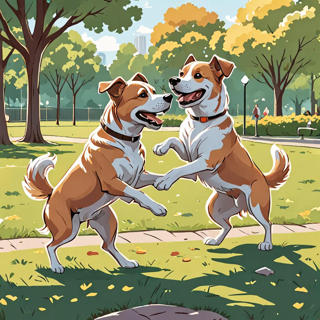 Disco and Jazzy's Dog Park Adventure