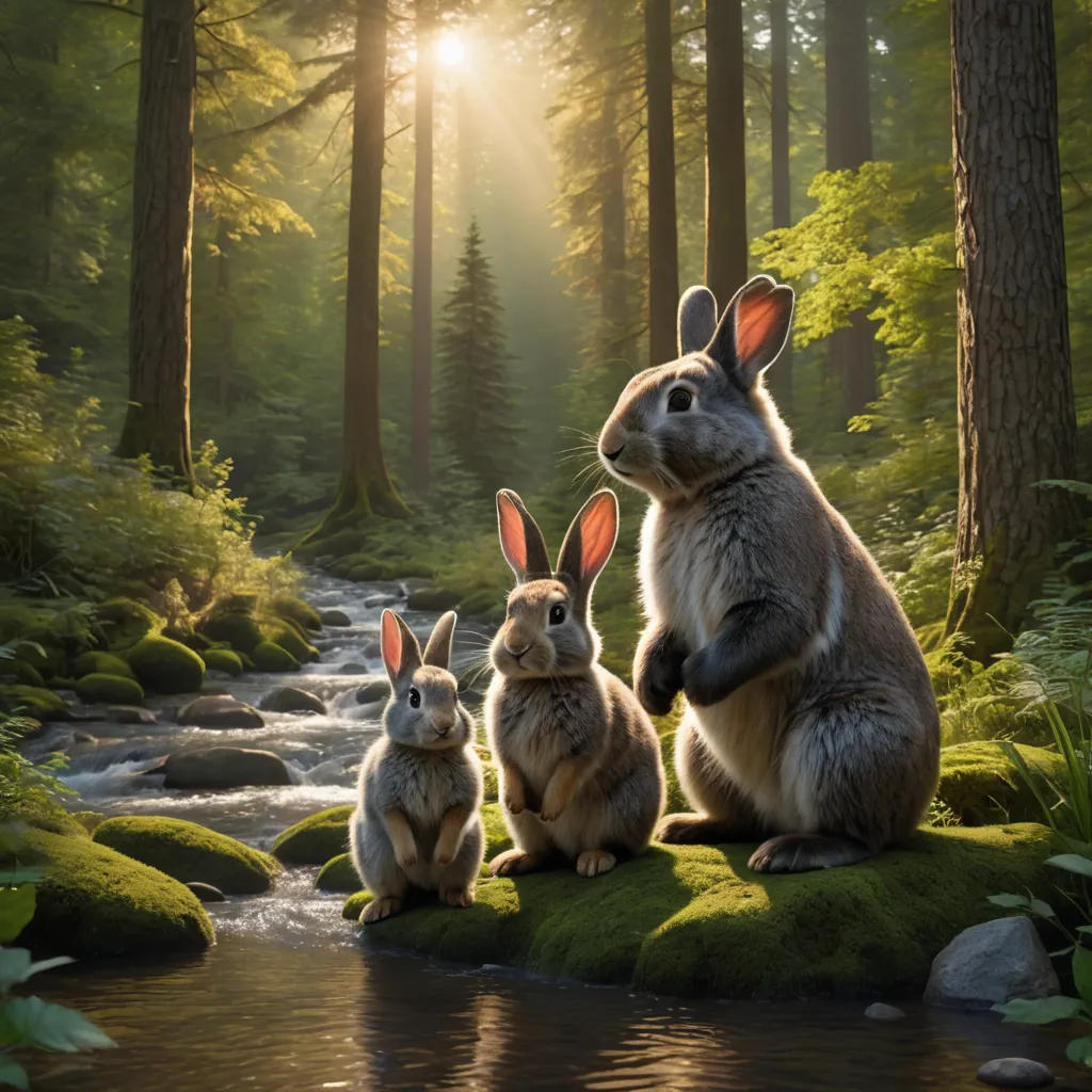 The Rabbit and the Bear's Friendship