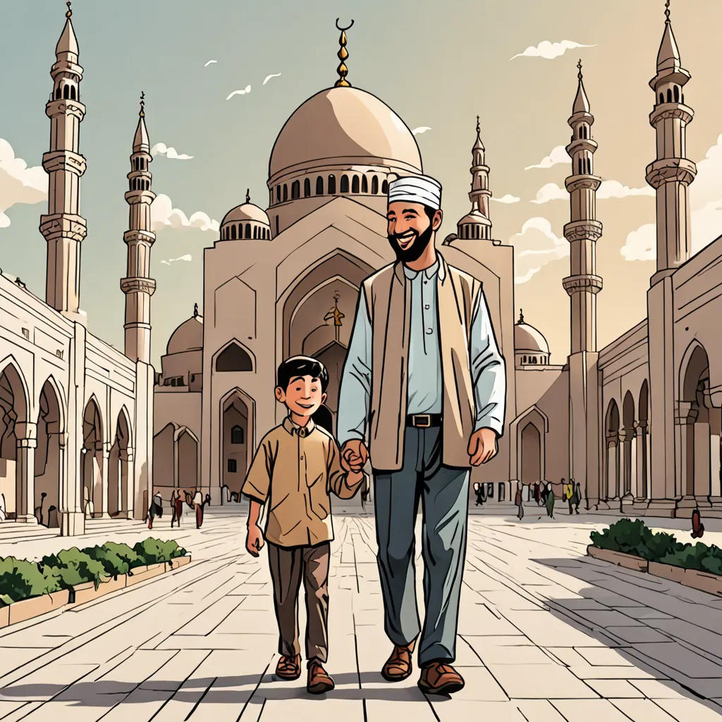 Hassan's First Visit to the Masjid