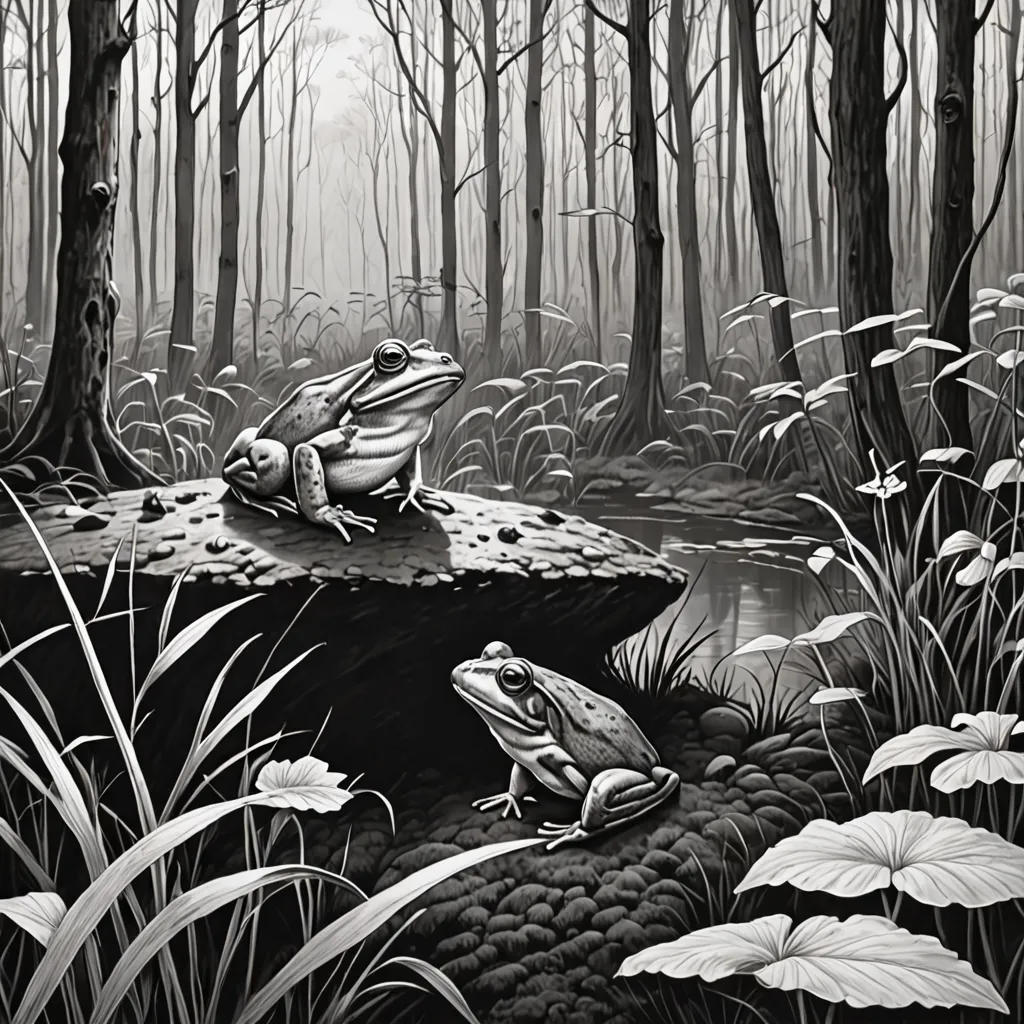The Envious Frog and the Innocent Nightingale