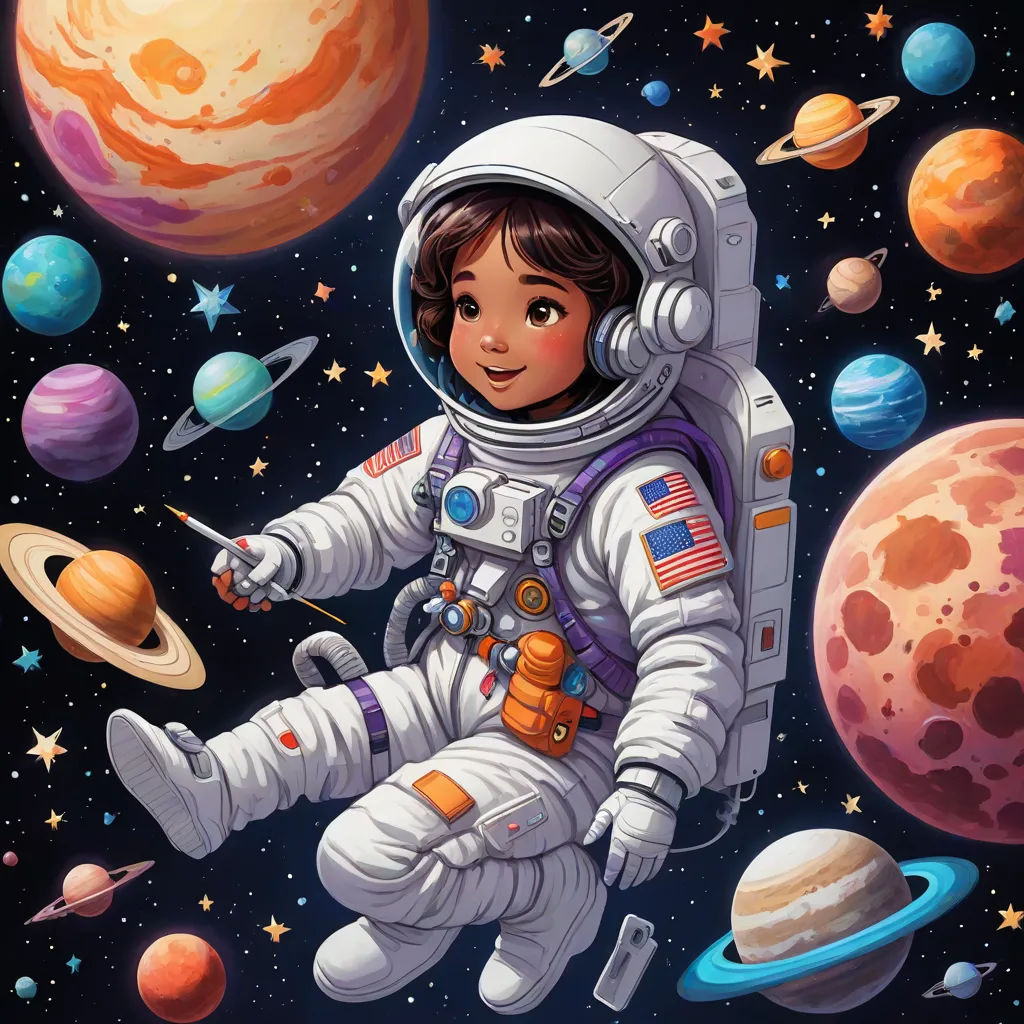 Cosmic Creations: A Space Drawing Adventure for Kids