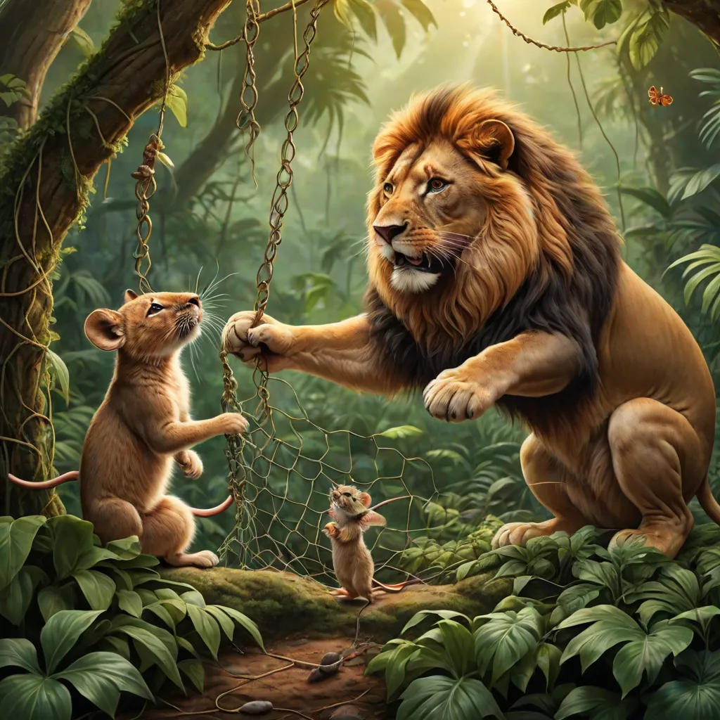 The Lion and the Mouse