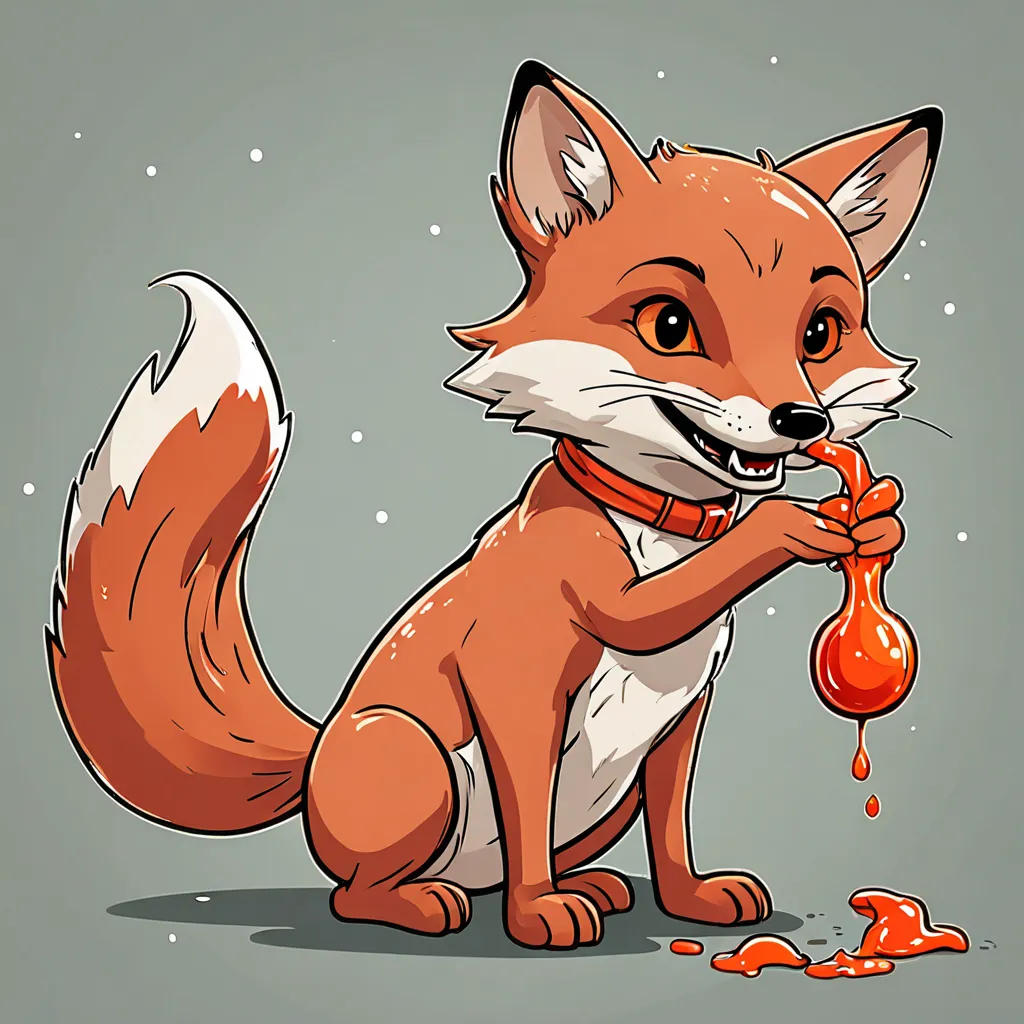 The Bald Fox and the Gummy Worm