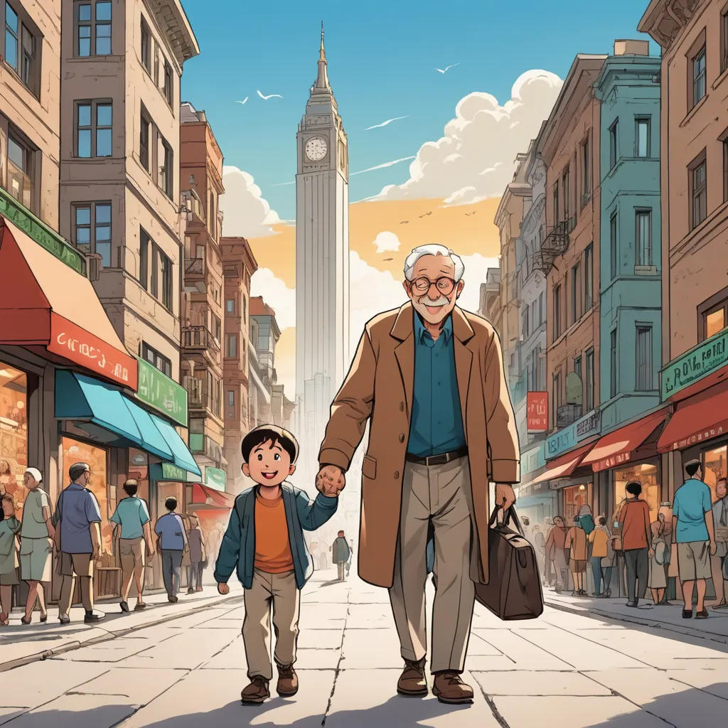 The Adventures of Gabriel and Grandpa in the City