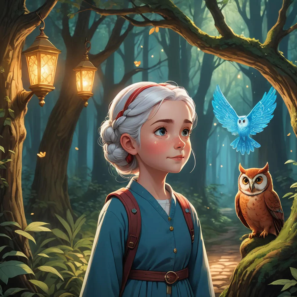 The Enchanted Night Forest