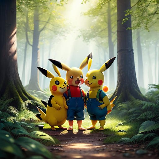The Adventures of Overall-Wearing Pikachu