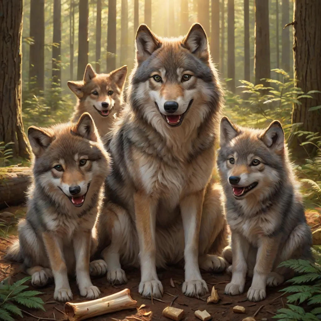 The Little Wolf's Lesson