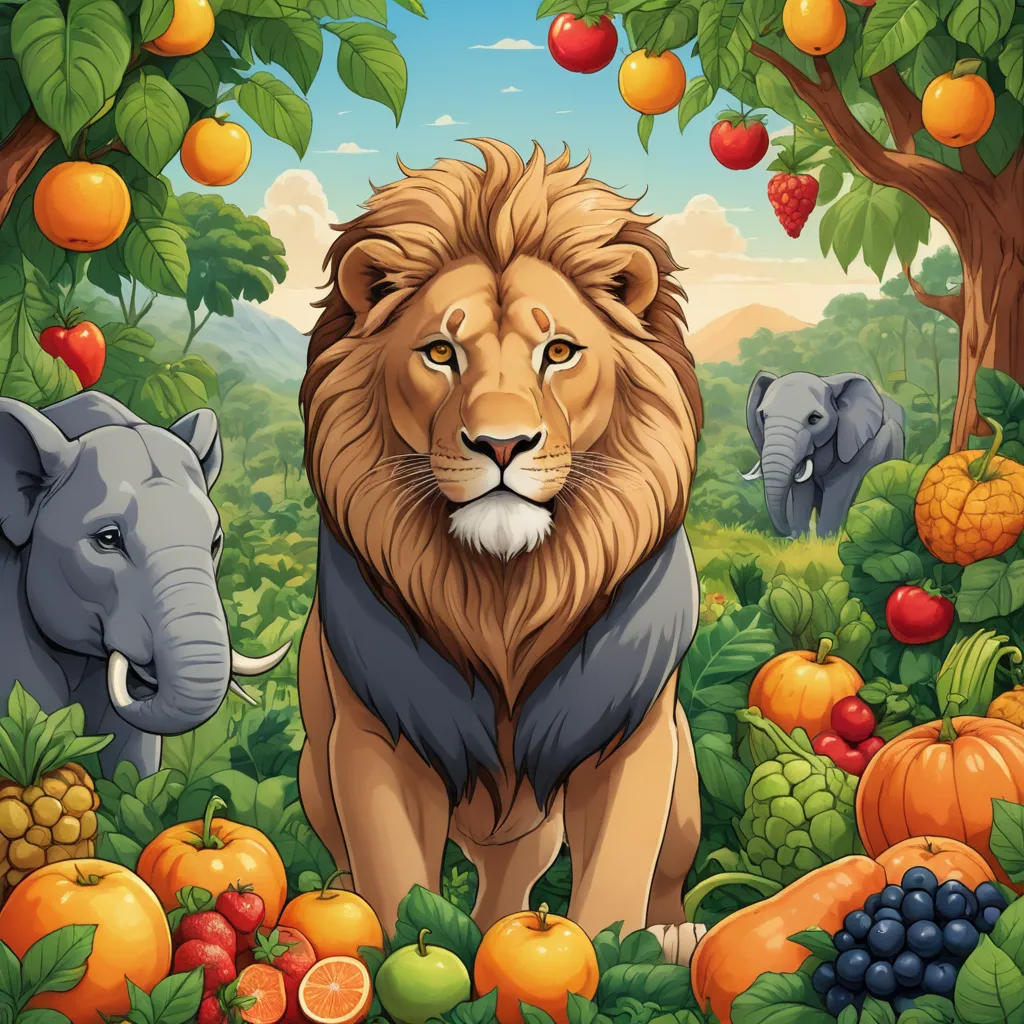 Leo the Vegetarian Lion