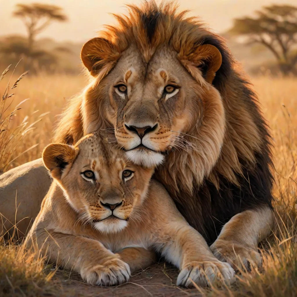The Lion and the Little Boy
