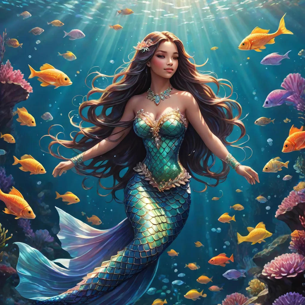 Mira the Cartoon Mermaid