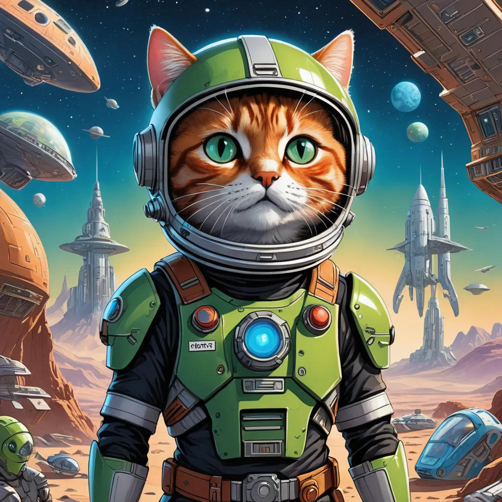 The Stellar Adventure of the Astronaut Cat