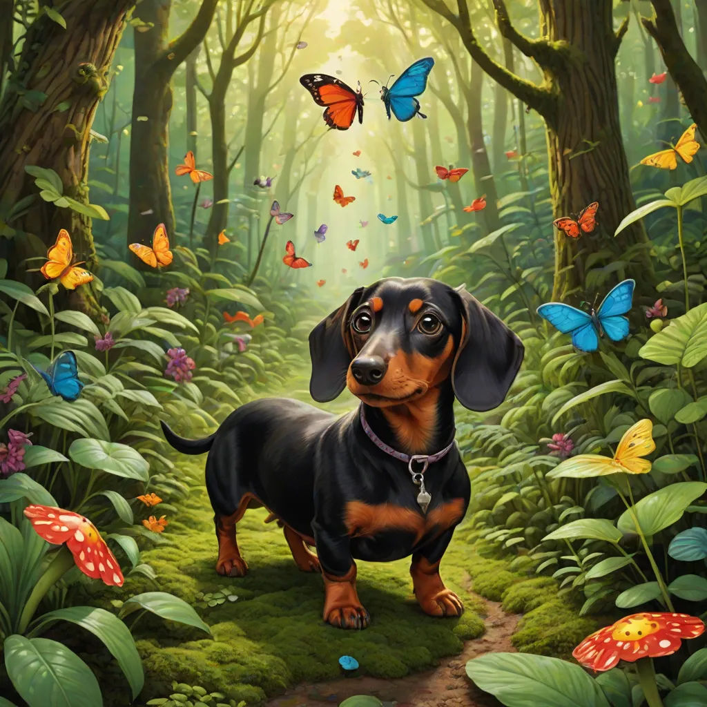 Franky the Dachshund and the Frog Friend