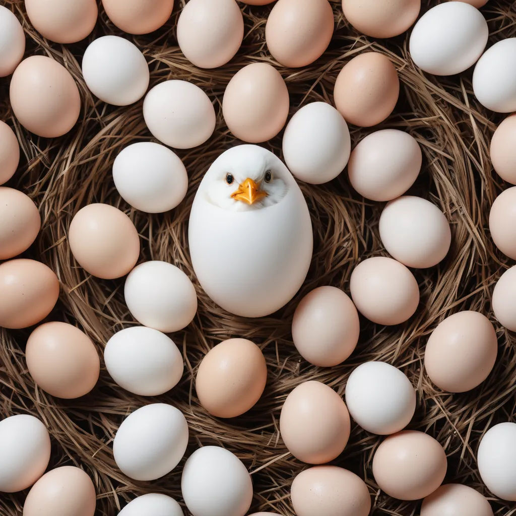a white bird is sitting in a nest of eggs with a star on its head and a yellow star on its nose, ecological art, a stock photo, Dennis Ashbaugh, highly detailed digital art