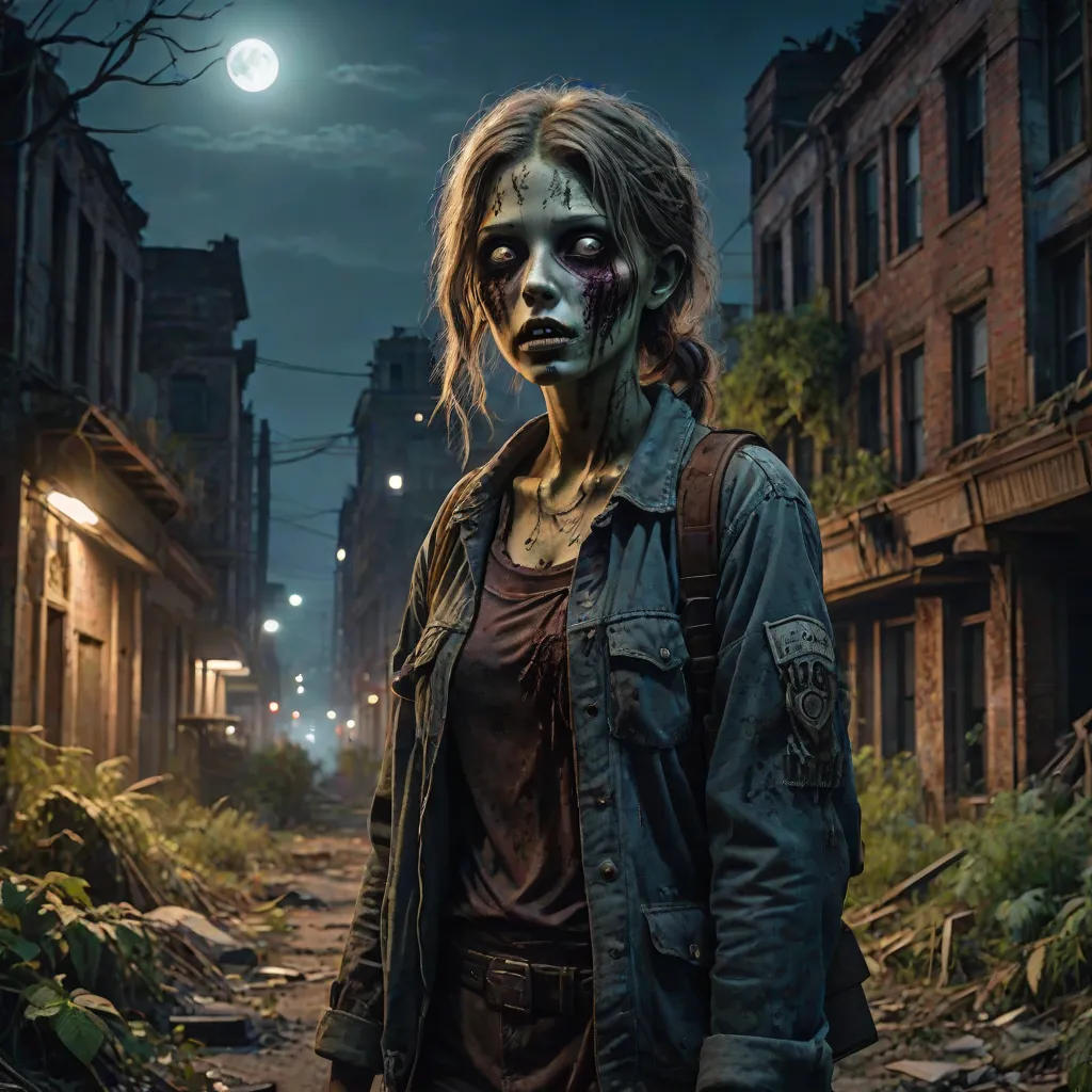 The Beautiful Zombie Girl