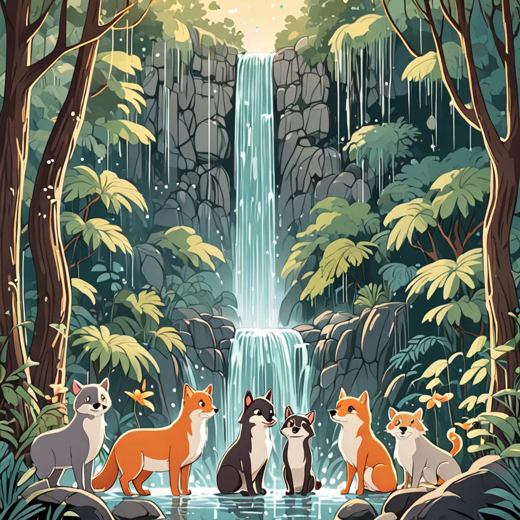 The Magic Waterfall Adventure