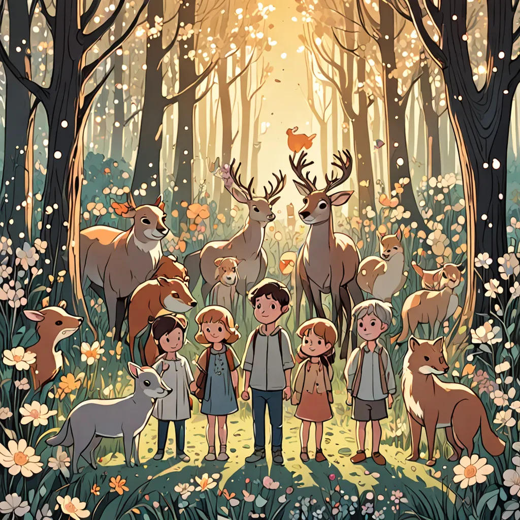 The Enchanted Forest: Tales of Kindness and Courage