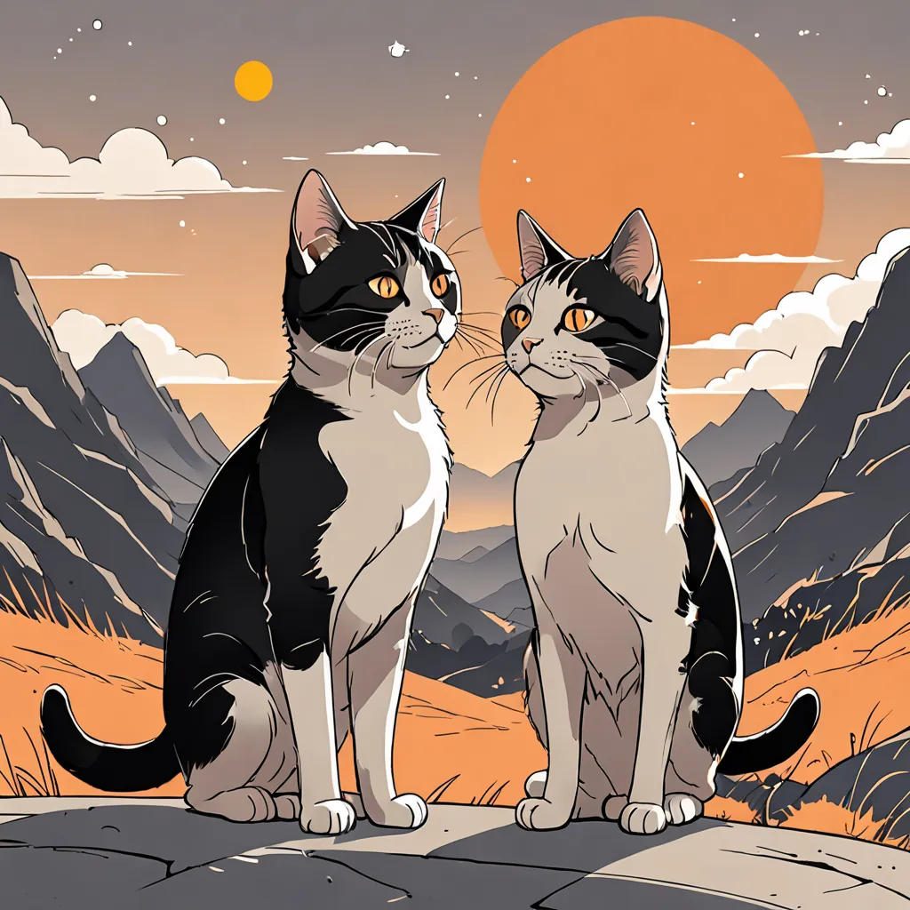 Ember and Shadow's Adventure
