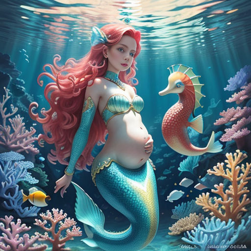 The Pregnant Baby Mermaid