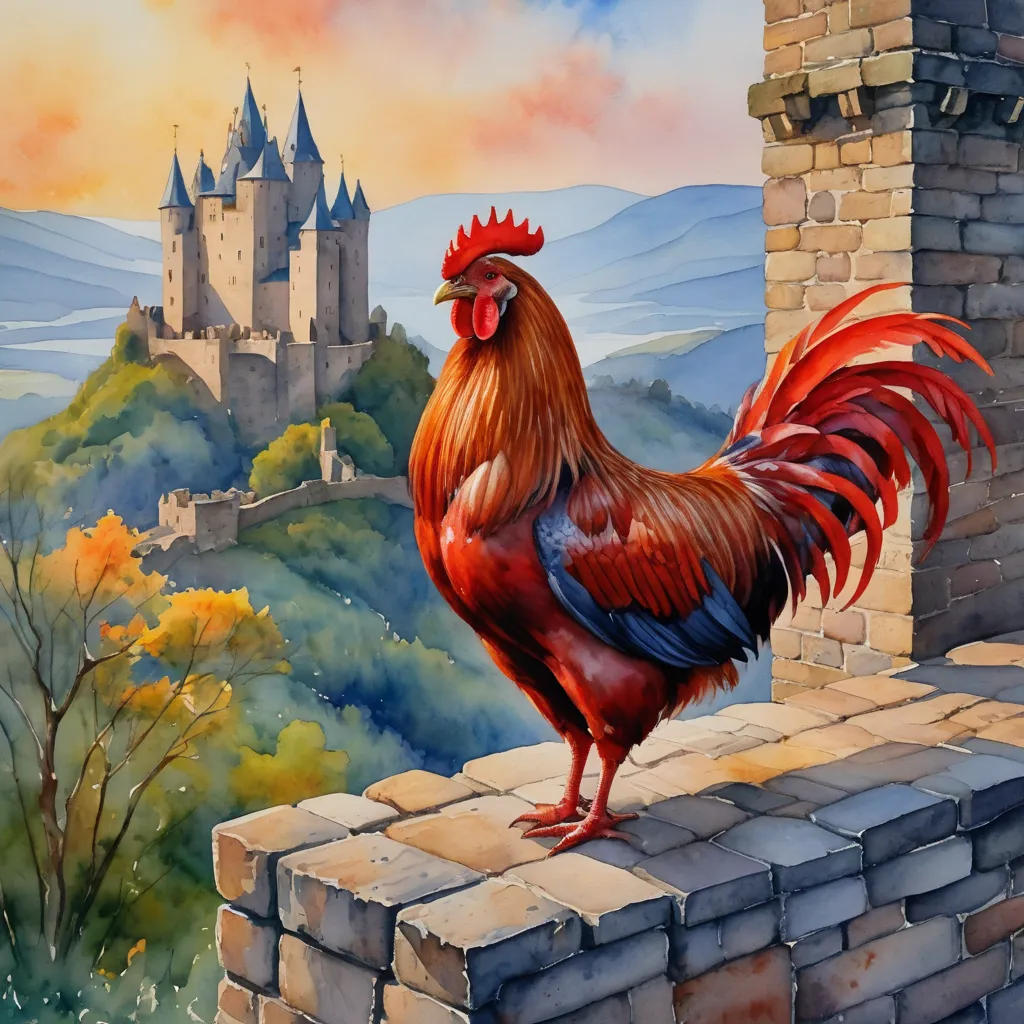 Clarence - The Cockerel That Lost Its Cock-A-Doodle-Doo