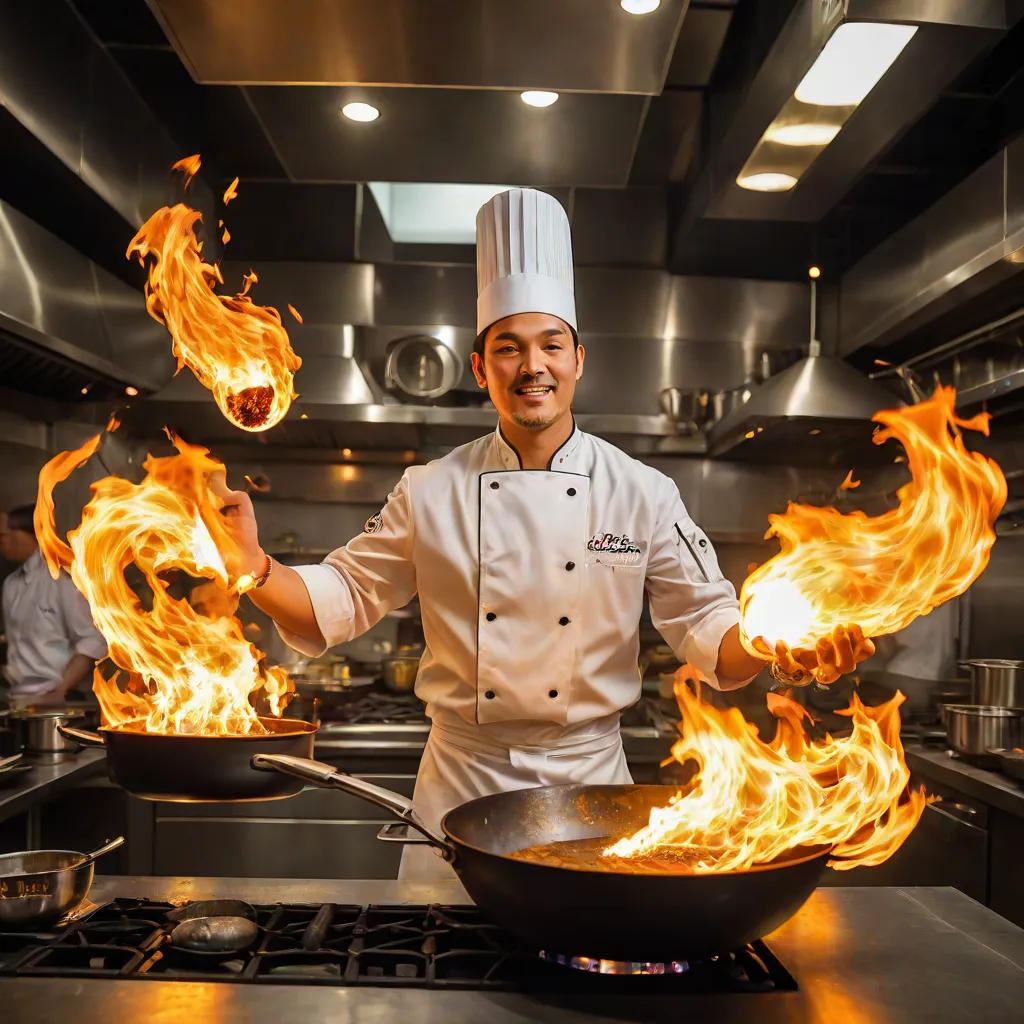 A Dance of Flames: The Culinary Chronicles of Chef Cousin