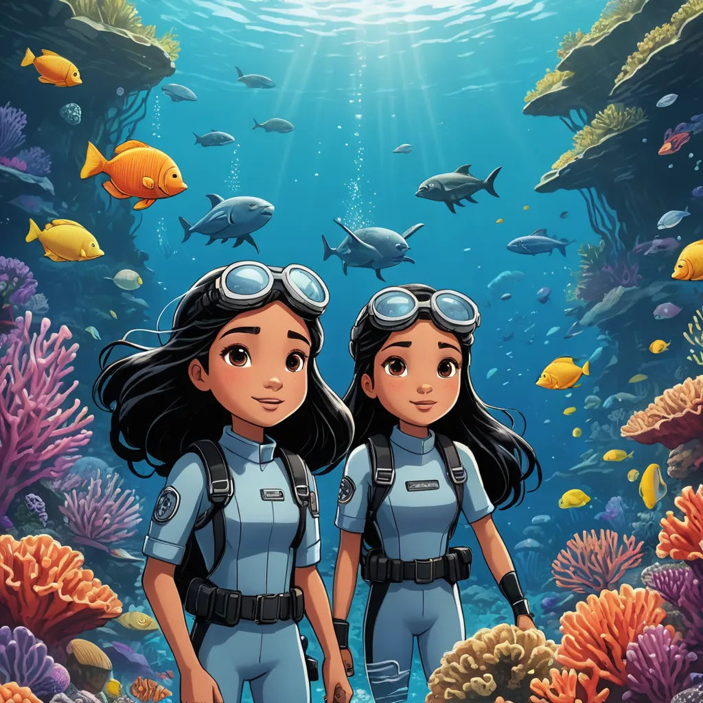 As Aventuras Subaquáticas de Mariana e seus Amigos | Story.com, image size:1024x1024