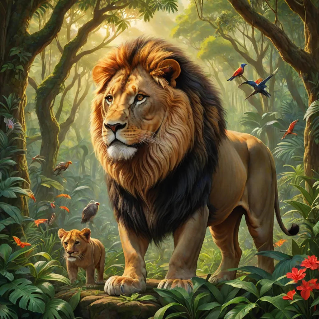 Lion's Roar: The King of the Jungle