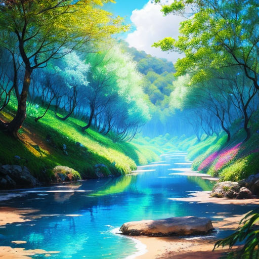 Resultado de imagem para floresta encantada  Spring scenery, Anime  scenery, Scenery wallpaper