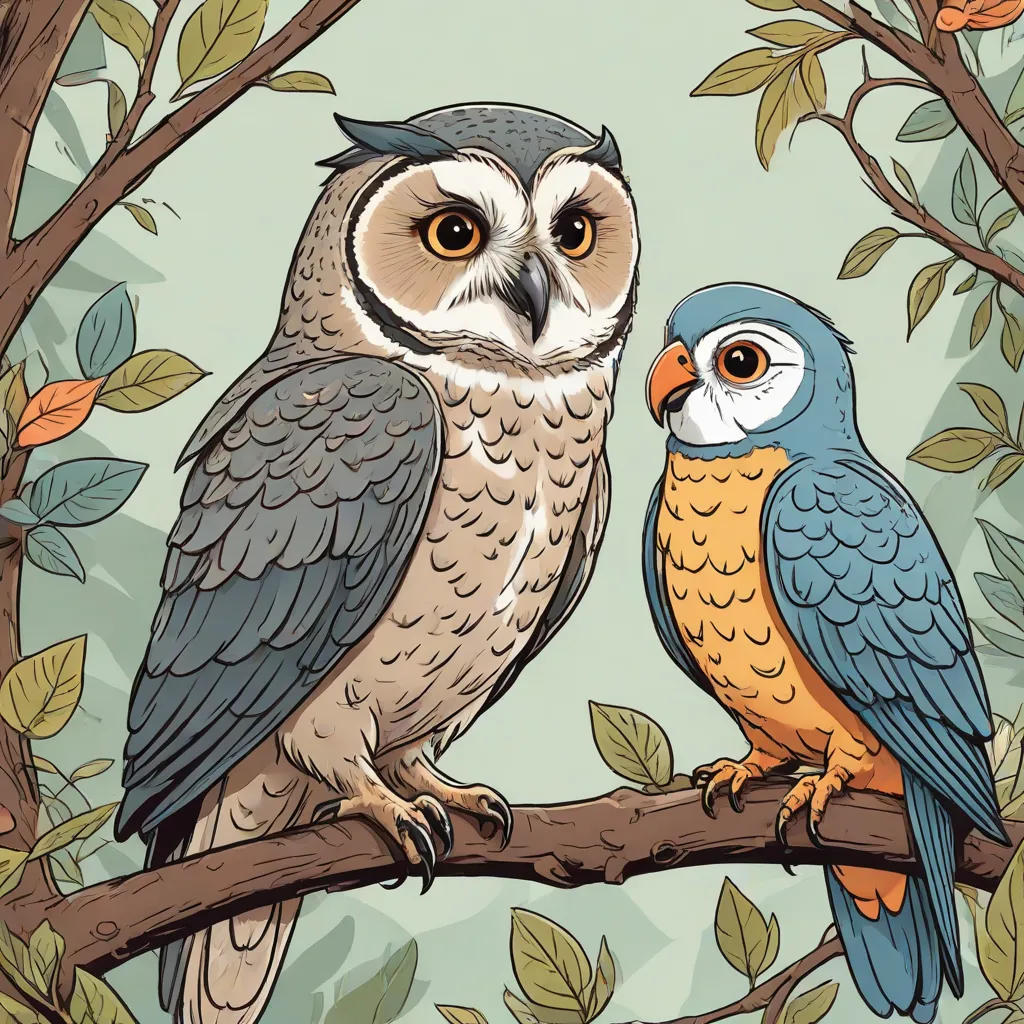 Hoot and Squawk: A Tale of Friendship